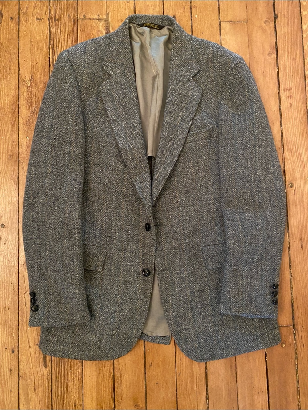 Vintage Mens Harris tweed blazer size 40L